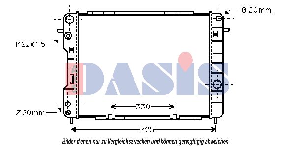 AKS DASIS Radiaator,mootorijahutus 150029N